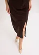 Asymmetrische jersey jurk met rimpels, bonprix