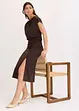Asymmetrische jersey jurk met rimpels, bonprix