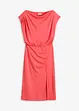 Asymmetrische jersey jurk met rimpels, bonprix
