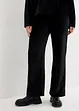 Wijde broek van jersey-corduroy met comfortband, bonprix