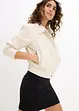 Stretch jersey rok met biologisch katoen (set van 2), bonprix