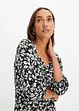 Gedessineerde maxi jurk van soepele viscose, bonprix