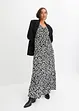 Gedessineerde maxi jurk van soepele viscose, bonprix