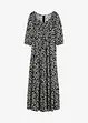 Gedessineerde maxi jurk van soepele viscose, bonprix