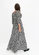 Gedessineerde maxi jurk van soepele viscose, bonprix