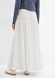 Gestreepte maxi rok van puur katoen, bonprix