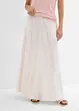 Gestreepte maxi rok van puur katoen, bonprix