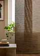 Transparant paneelgordijn in bamboe look (1 stuk), bonprix
