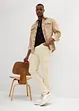 Slim fit stretch cargo broek, straight, bonprix