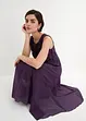 Premium chiffon midi jurk met kant, bonprix