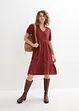 Oversized katoenen jurk van mousseline, bonprix