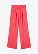 Paperbag broek van luchtige linnenmix, bonprix