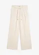 Paperbag broek van luchtige linnenmix, bonprix