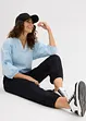 Mousseline broek met gesmokte band, bonprix