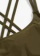 Bralette bikinitop met gekruiste bandjes, bonprix