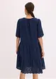Mousseline jurk met broderie anglaise, bonprix