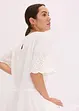 Mousseline jurk met broderie anglaise, bonprix