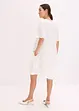 Mousseline jurk met broderie anglaise, bonprix