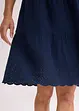 Mousseline jurk met broderie anglaise, bonprix