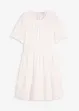 Mousseline jurk met broderie anglaise, bonprix