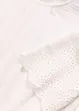 Mousseline jurk met broderie anglaise, bonprix