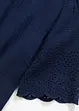 Mousseline jurk met broderie anglaise, bonprix