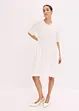 Mousseline jurk met broderie anglaise, bonprix