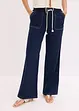 Lichte twill broek met een koord en naden in een contrastkleur, bonprix