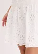 Minirok met eyeletborduursel, bonprix
