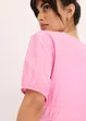 Blouse met strikjes, bonprix