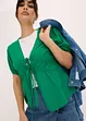 Blouse met strikjes, bonprix