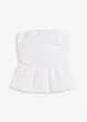 Blouse zonder mouwen met ballonzoom, bonprix