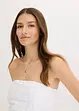Blouse zonder mouwen met ballonzoom, bonprix
