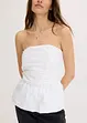 Blouse zonder mouwen met ballonzoom, bonprix