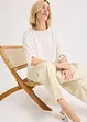Tuniek met structuur en kanten band, bonprix