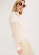 Transparante blouse met structuur, bonprix