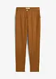 Cropped high waist broek in een linnen-viscosemix, bonprix