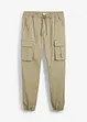 Loose fit cargo instapbroek, straight, bonprix