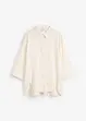 Overhemdblouse in een koele linnenmix, bonprix