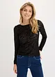 Longsleeve licht transparant, bonprix