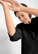 Lange sweater in A-lijn, 3/4 mouw, bonprix