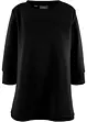 Lange sweater in A-lijn, 3/4 mouw, bonprix