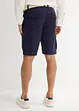 Cargo bermuda met linnen en riem, regular fit, bonprix