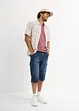 Lichte jeans cargo bermuda, relaxed fit, bonprix