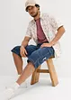 Lichte jeans cargo bermuda, relaxed fit, bonprix