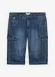 Lichte jeans cargo bermuda, relaxed fit, bonprix