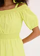 Off shoulder jurk van biologisch katoen, bonprix