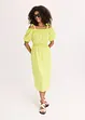 Off shoulder jurk van biologisch katoen, bonprix