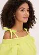Off shoulder jurk van biologisch katoen, bonprix