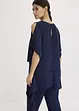 Puntig toelopende blouse in layerlook, bonprix